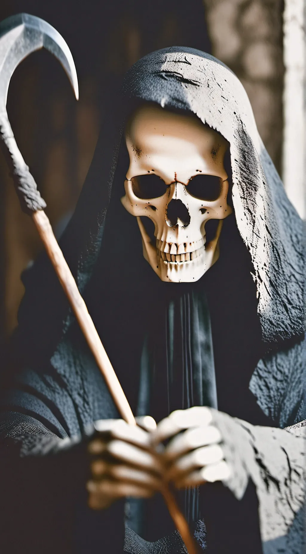 ai character: Grim reaper background