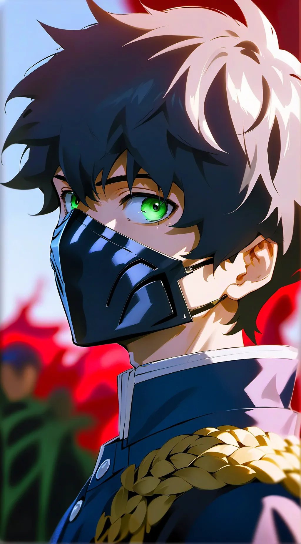 ai character: Shadow Boy background