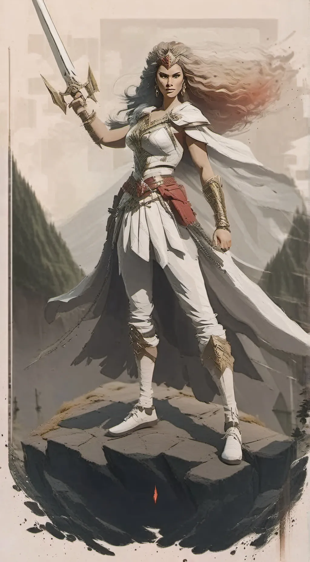 ai character: Adora background