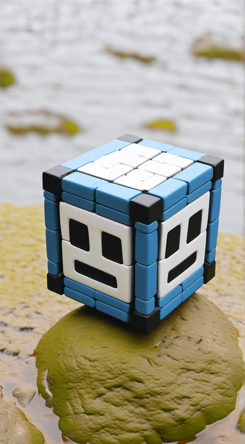 ai character: Geometry Dash background