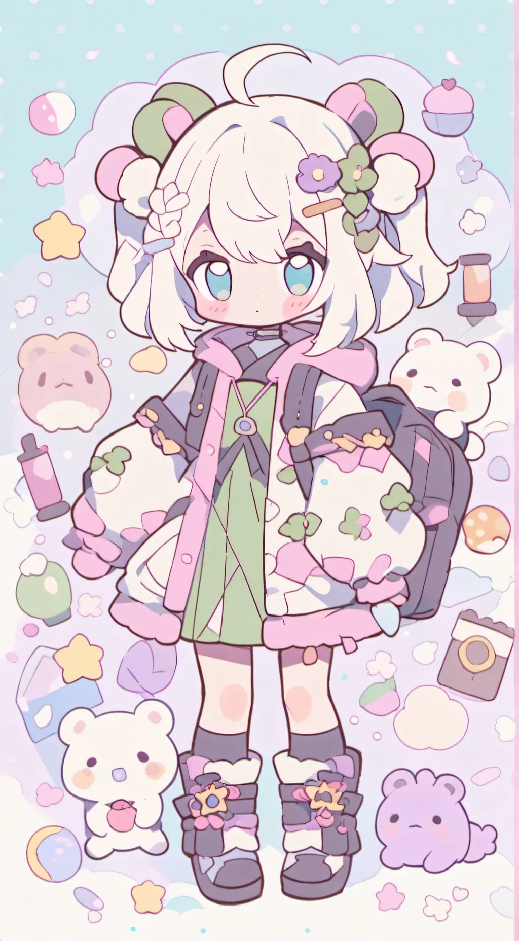 ai character: melaines sad background