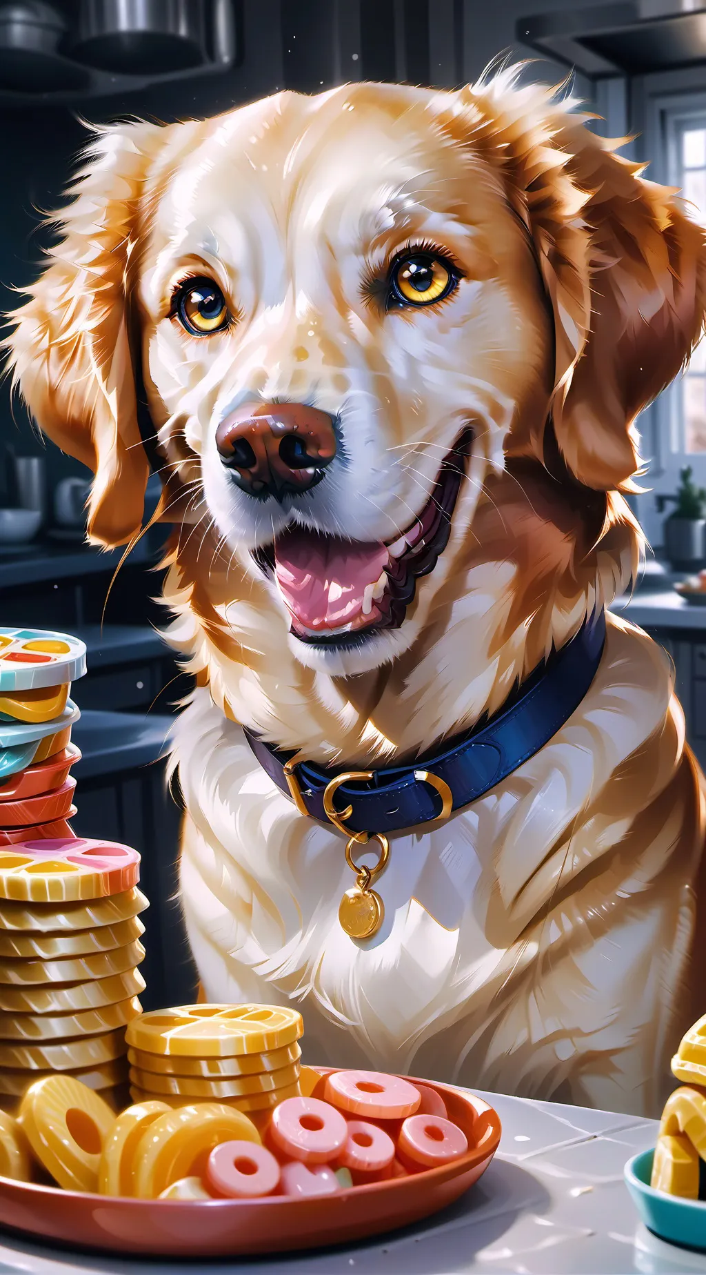 ai character: Byte background