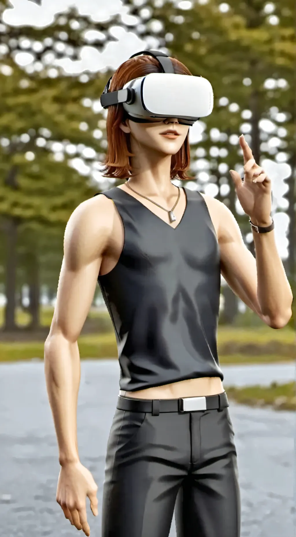 ai character: Job simulation  background