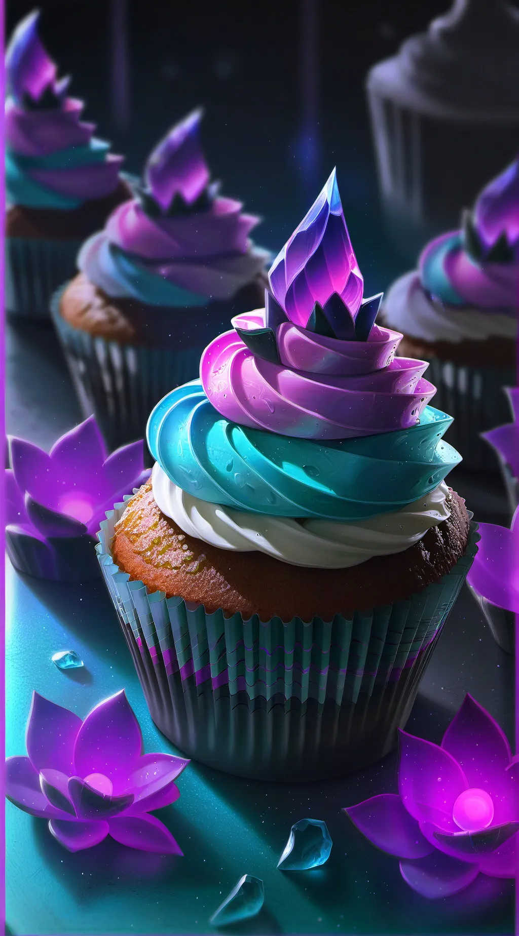 ai character: sprout and cosmo  background