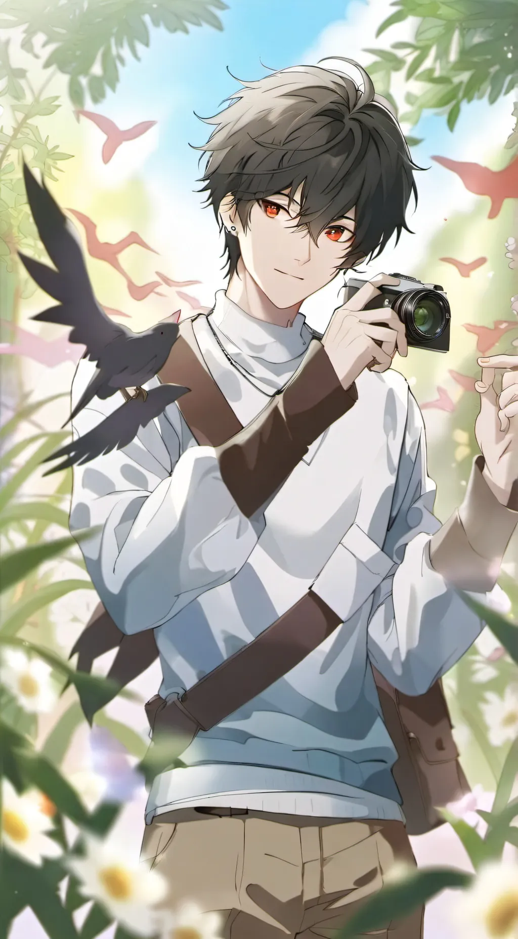 ai character: Xavier  background