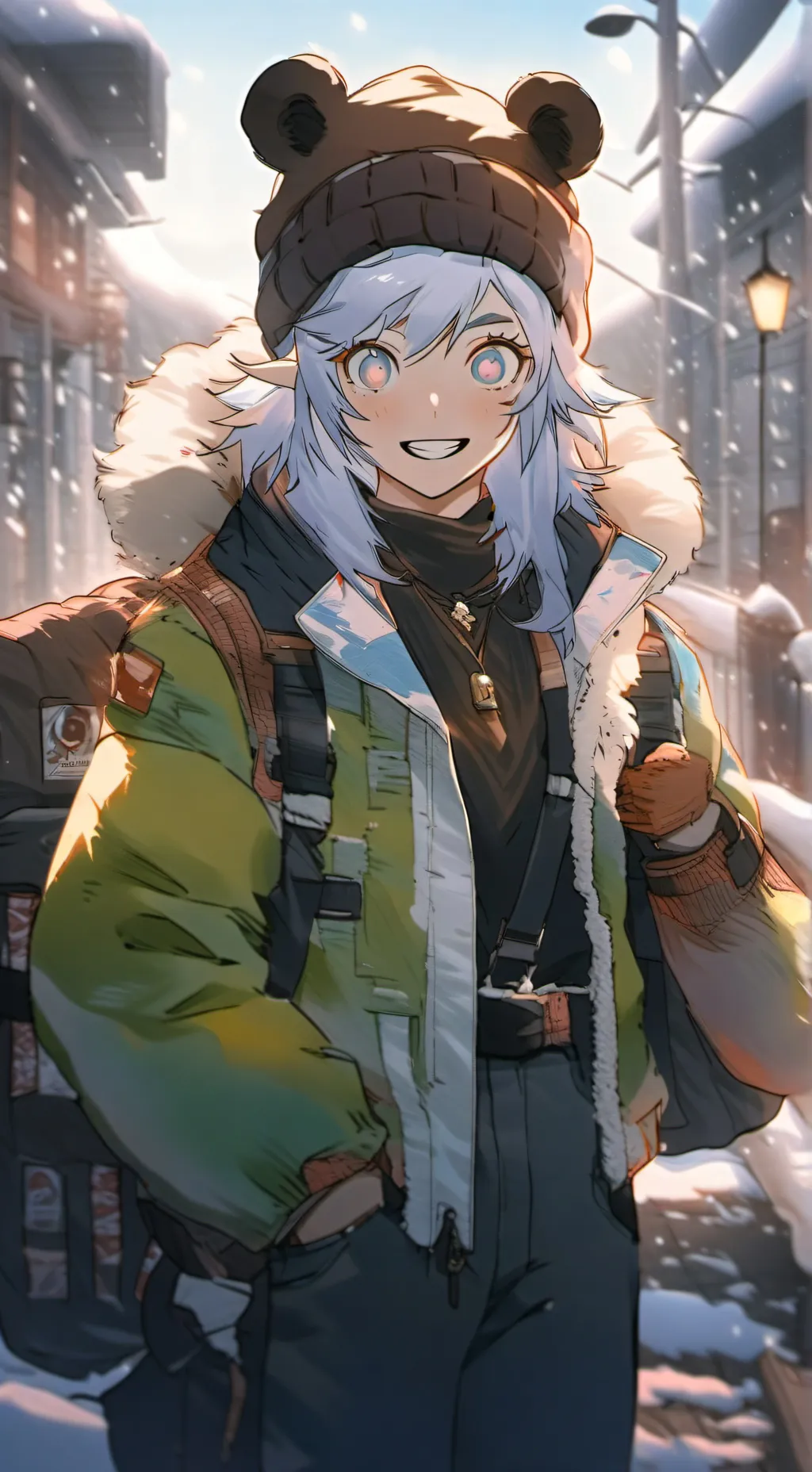 ai character: yori x niexe background