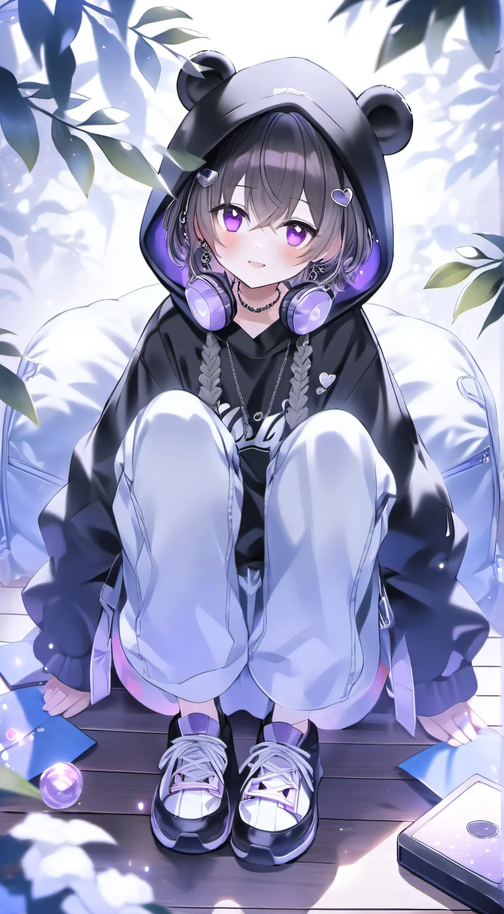 ai character: Melody background