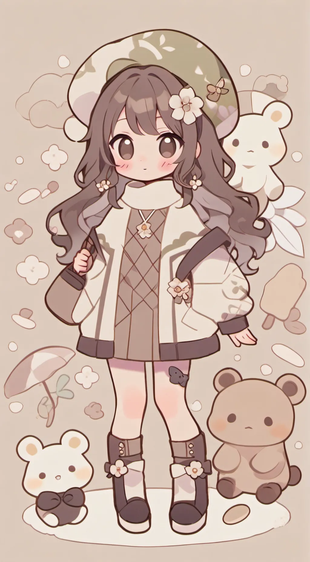 ai character: Kacchan St ❤️ background