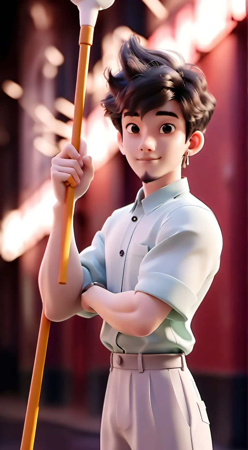 ai character: canes  background