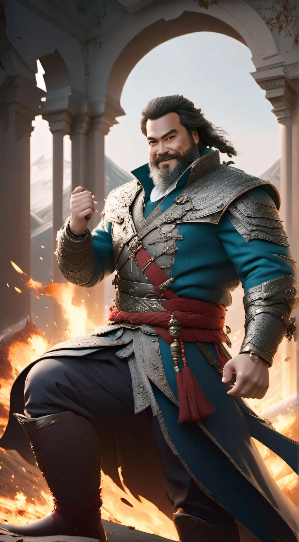 ai character: Minecraft  background