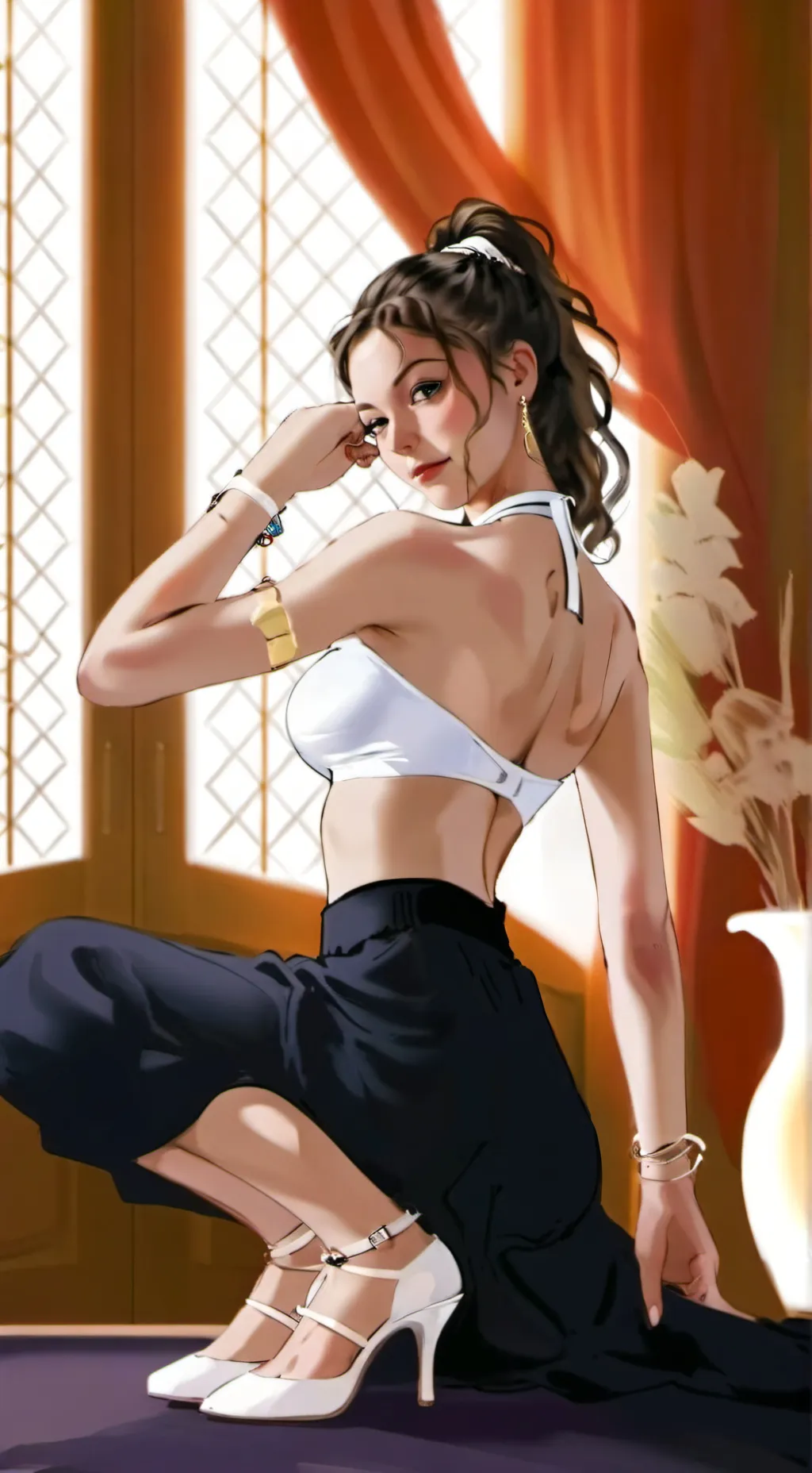 ai character: Aria background