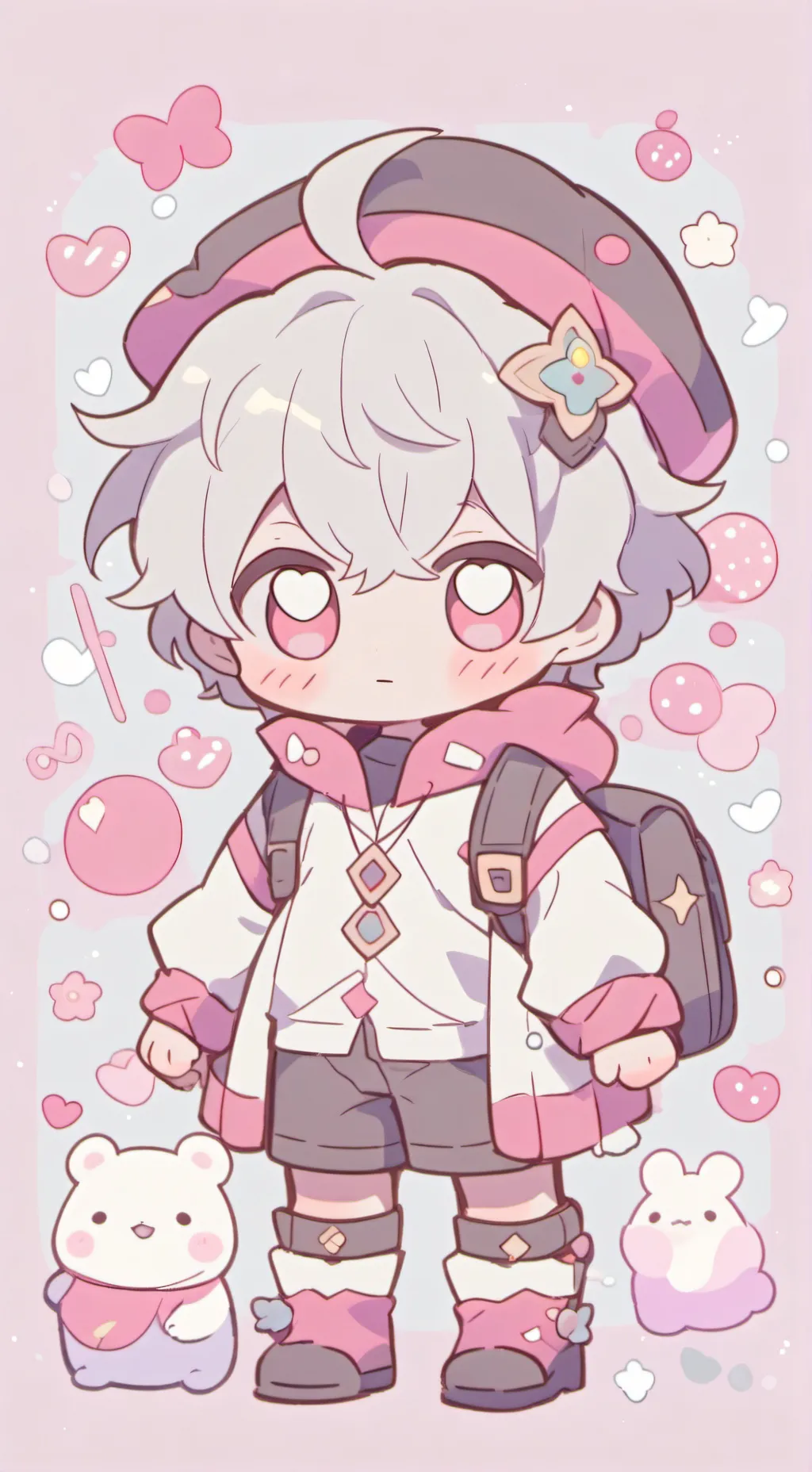 ai character: Lucas bebezinho background