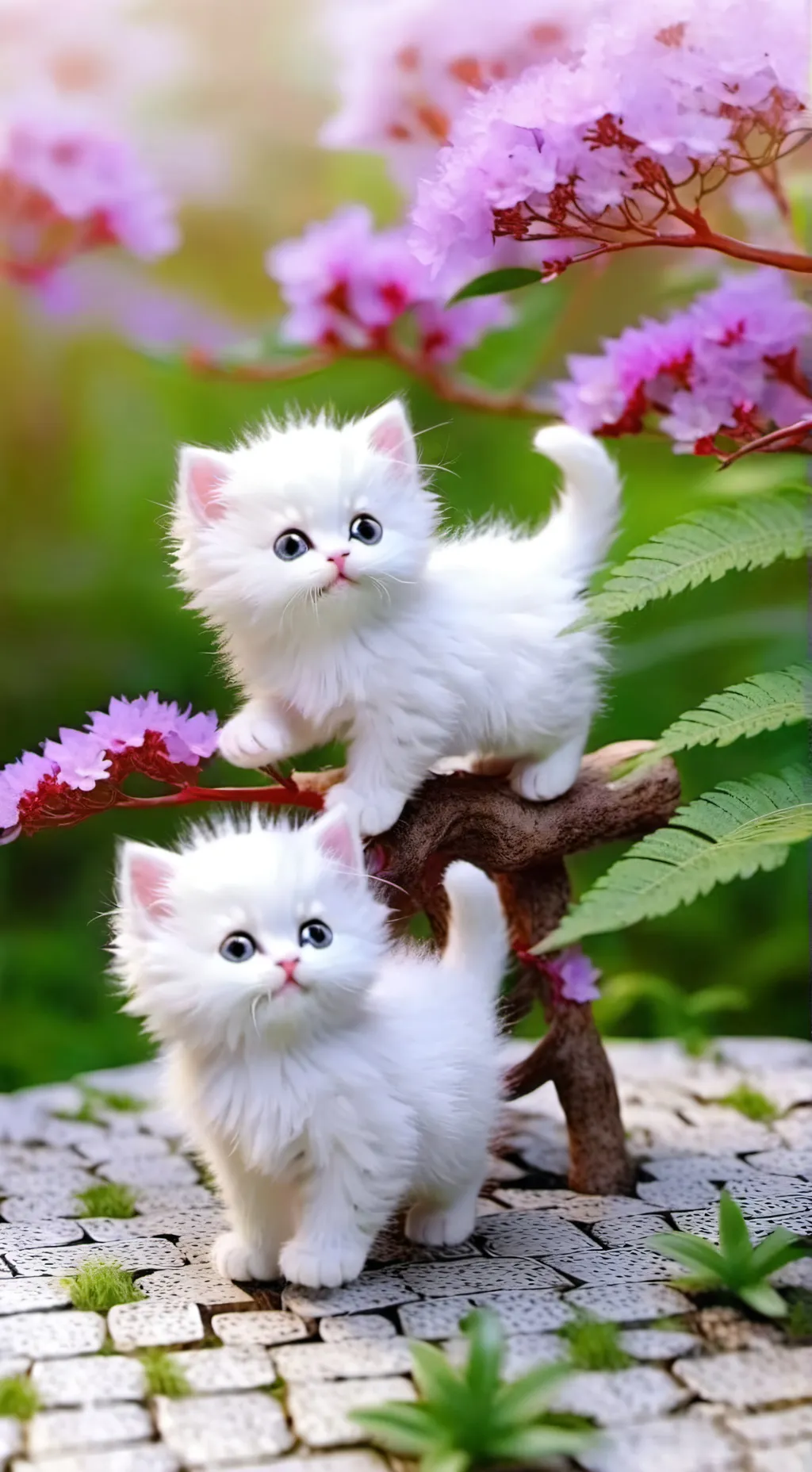 ai character: Kittens  background