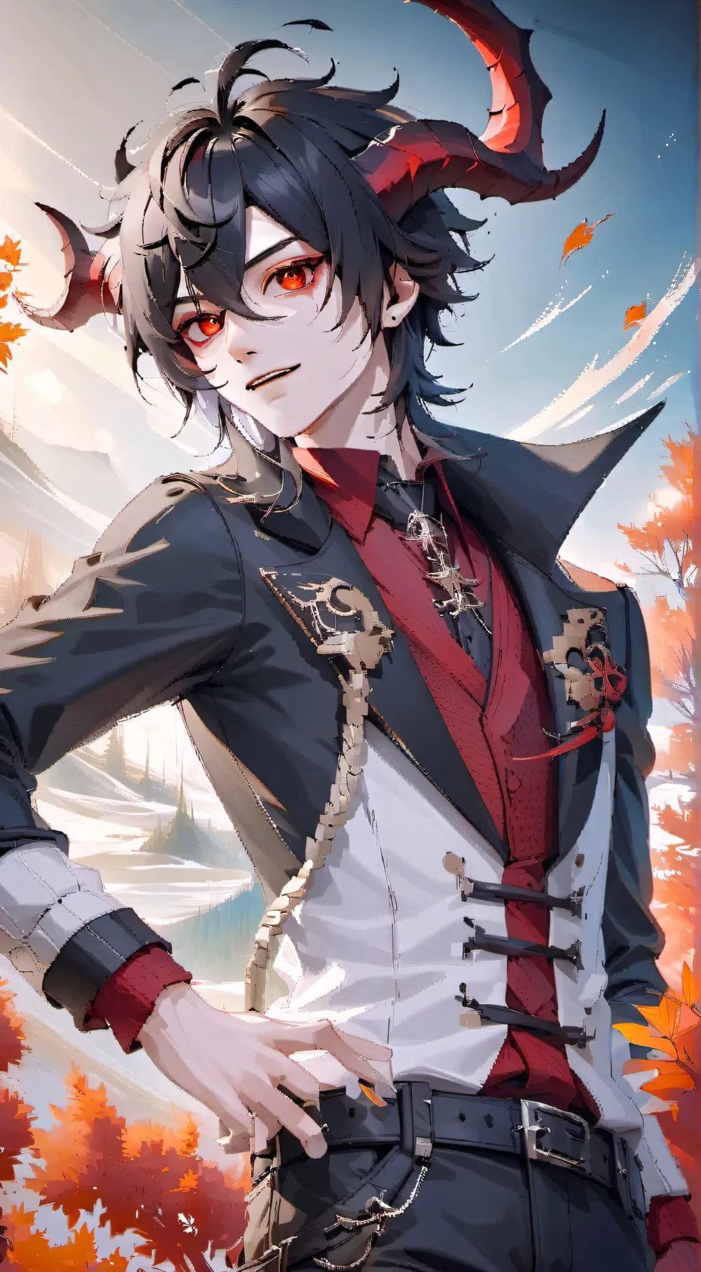 ai character: •Adder• background