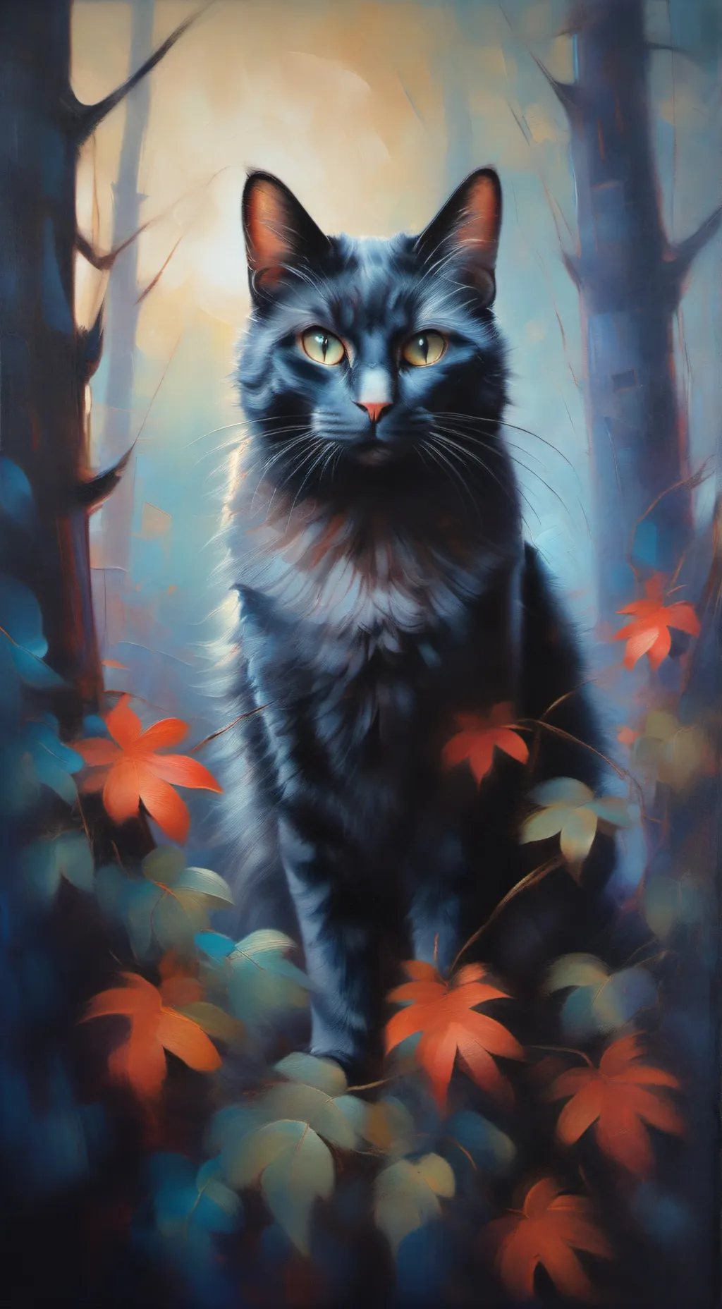 ai character: plume de jais  background