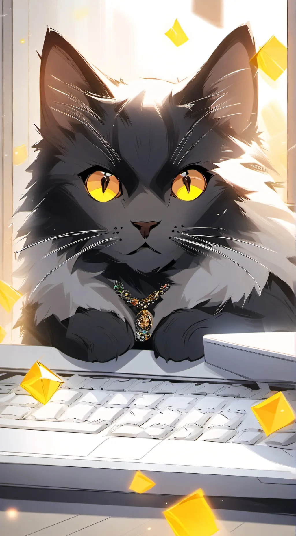 ai character: Nefarious Purr background