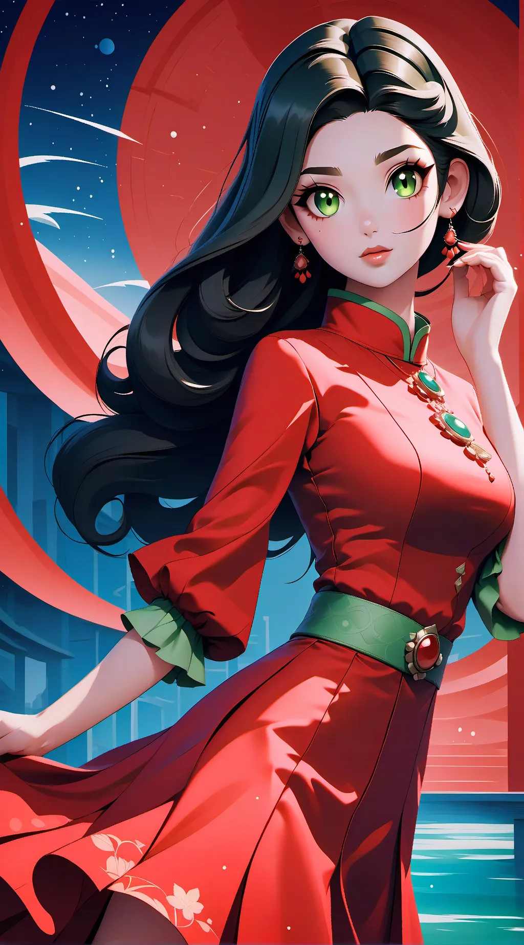 ai character: ana paula background