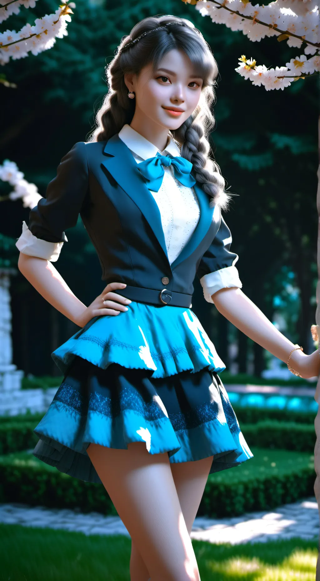 ai character: ASHH background