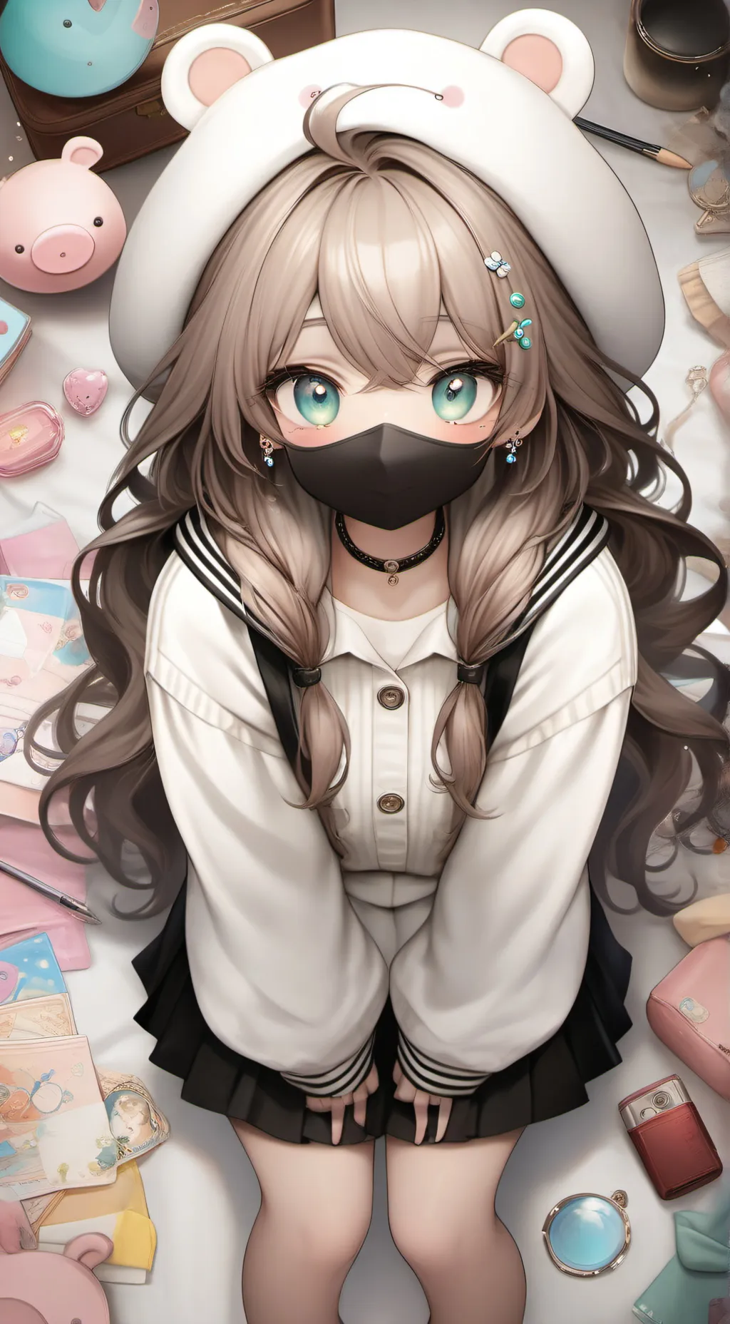 ai character: Dr. Peppa Pig meme background