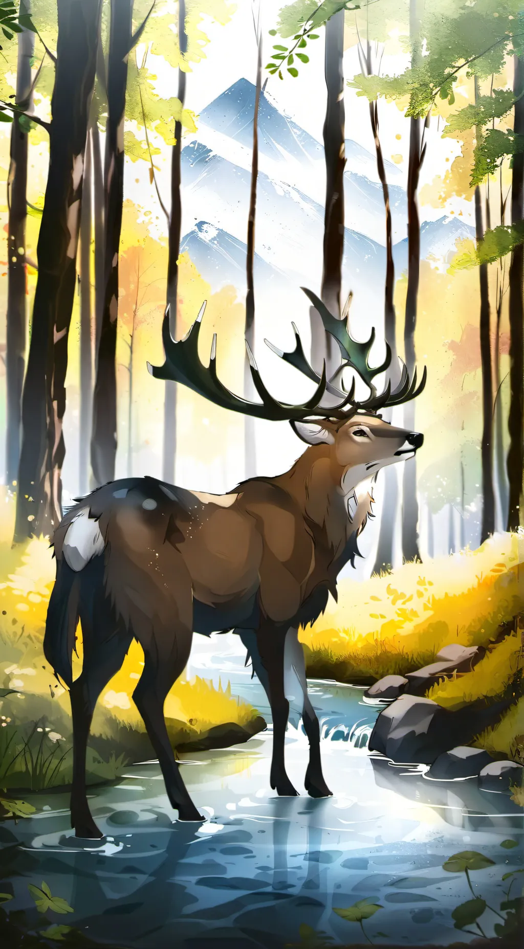 ai character: Jasper national pa background