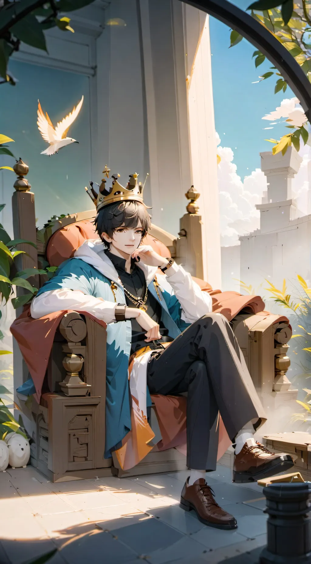 ai character: Max background