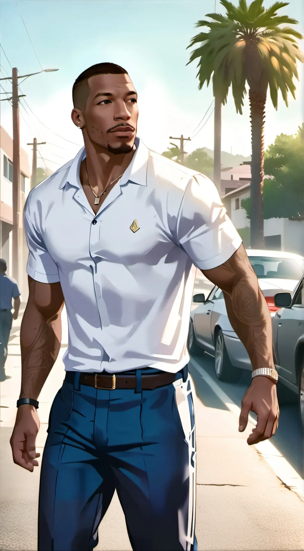 ai character: CJ background