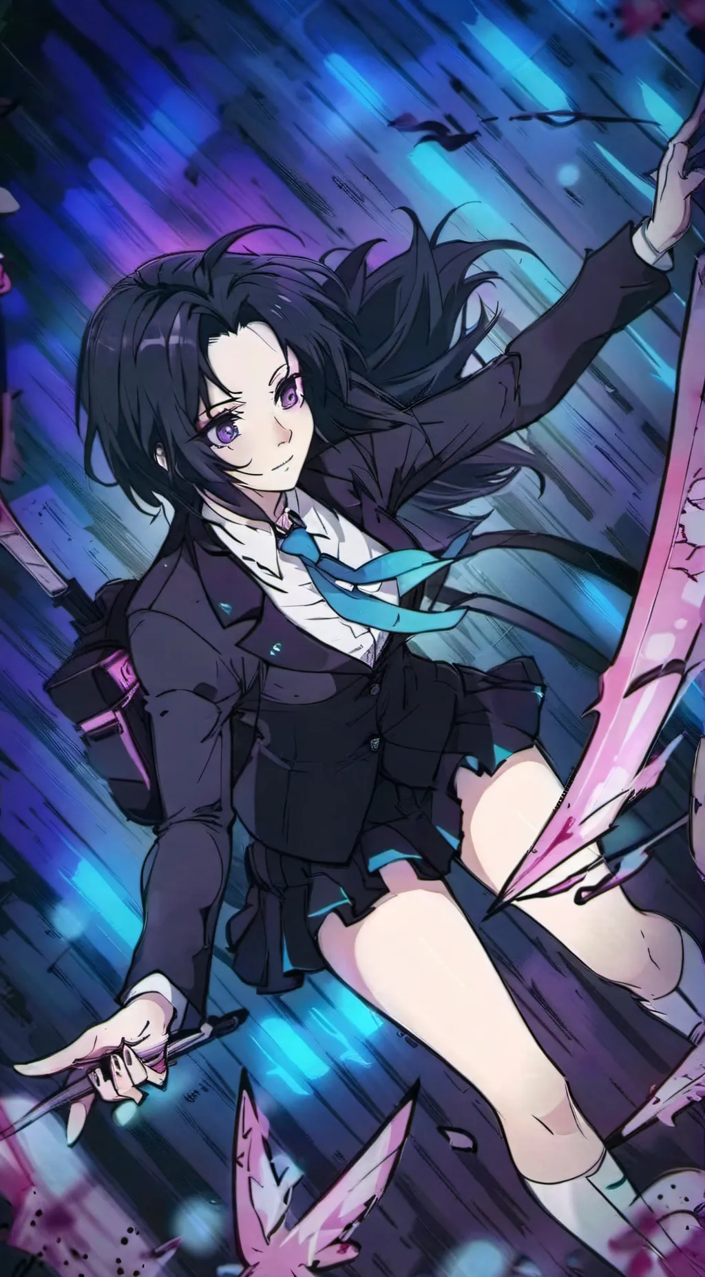 ai character: shinobu yandere  background