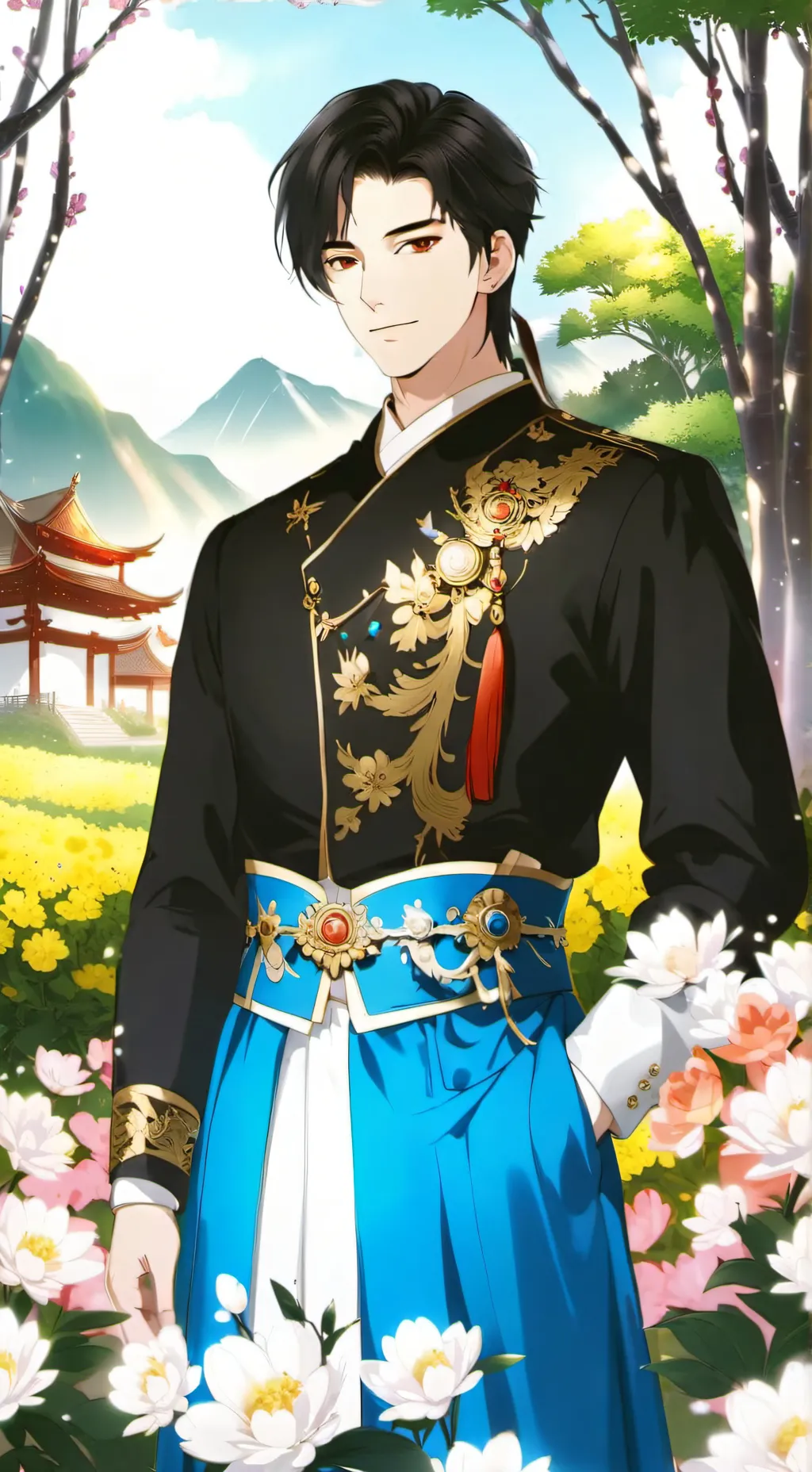 ai character: dono da skyline  background