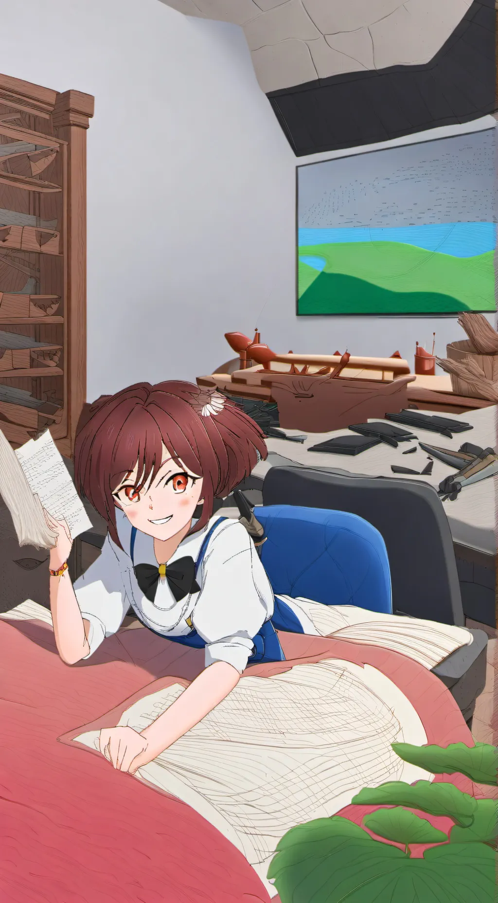 ai character: grai background