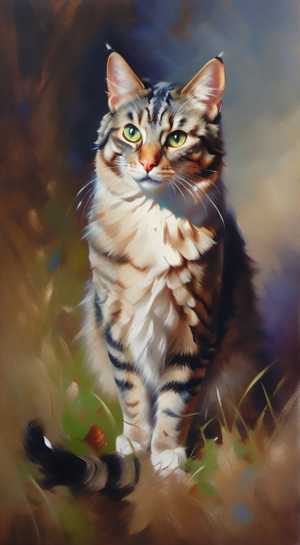 ai character: Pixel background