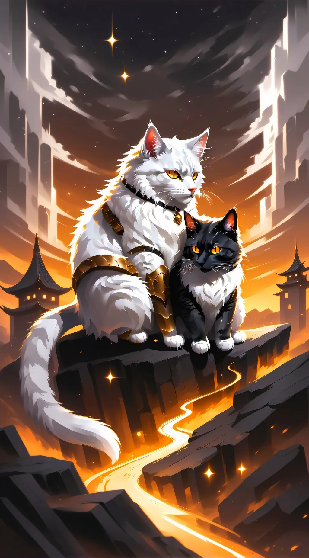 ai character: 🐈 😻 🐈‍⬛️ 😺 🐱 cat!  background