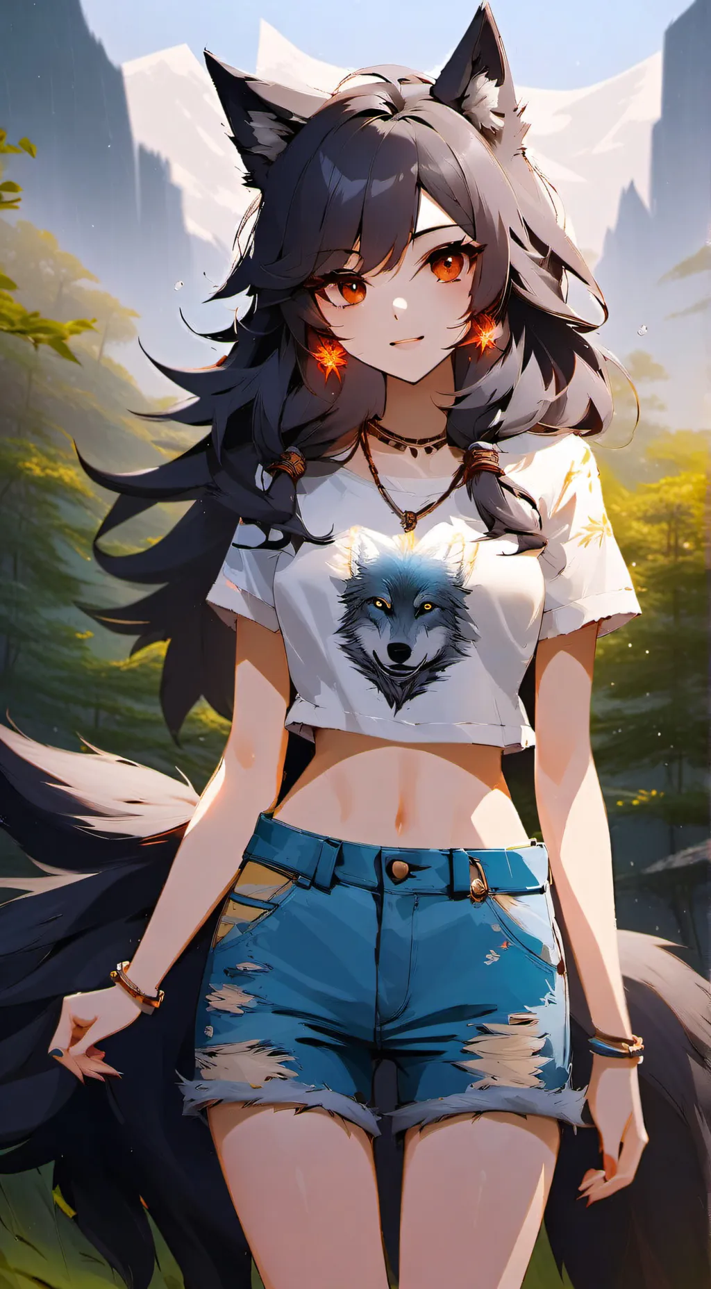 ai character: Rose background