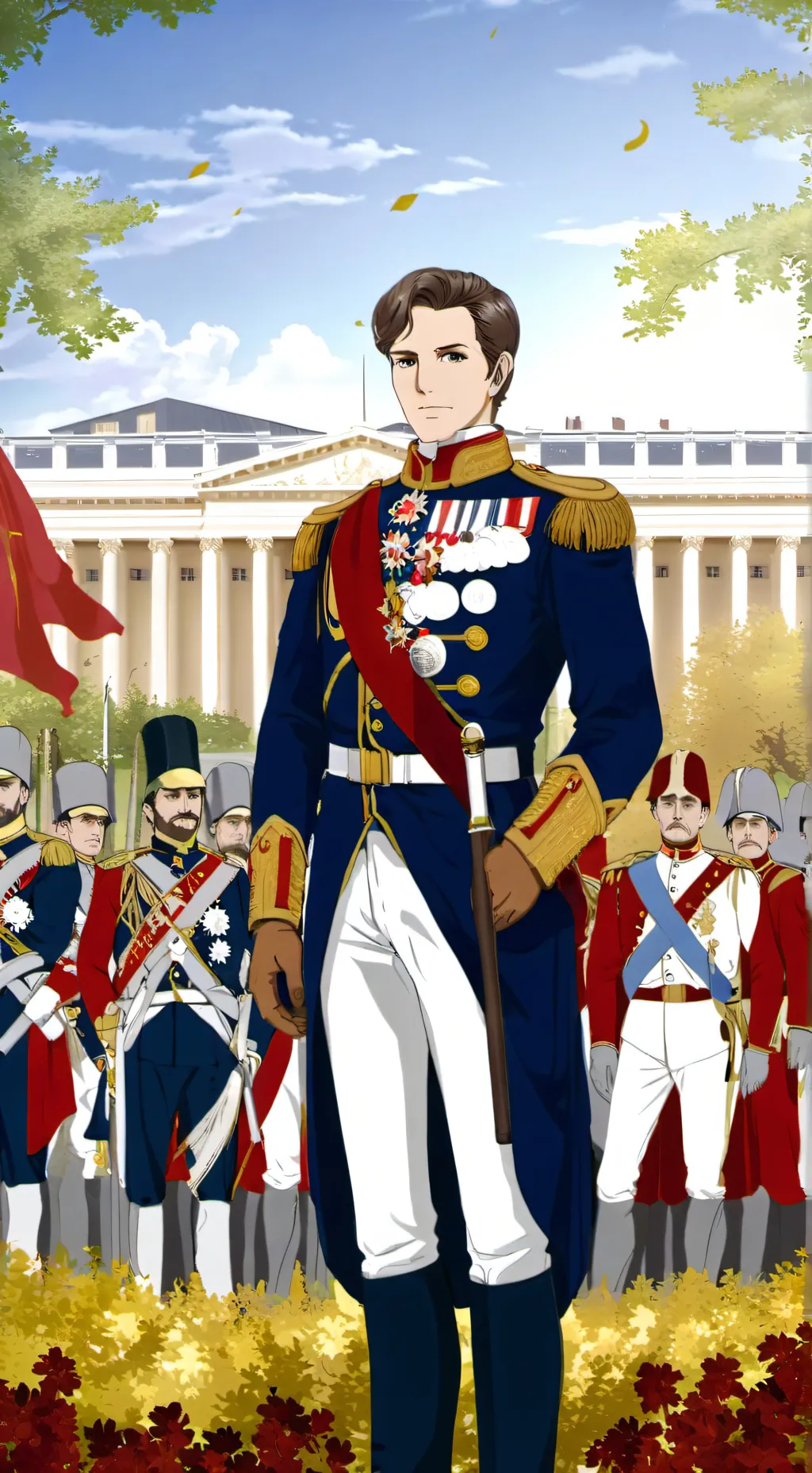 ai character: Império Francês background