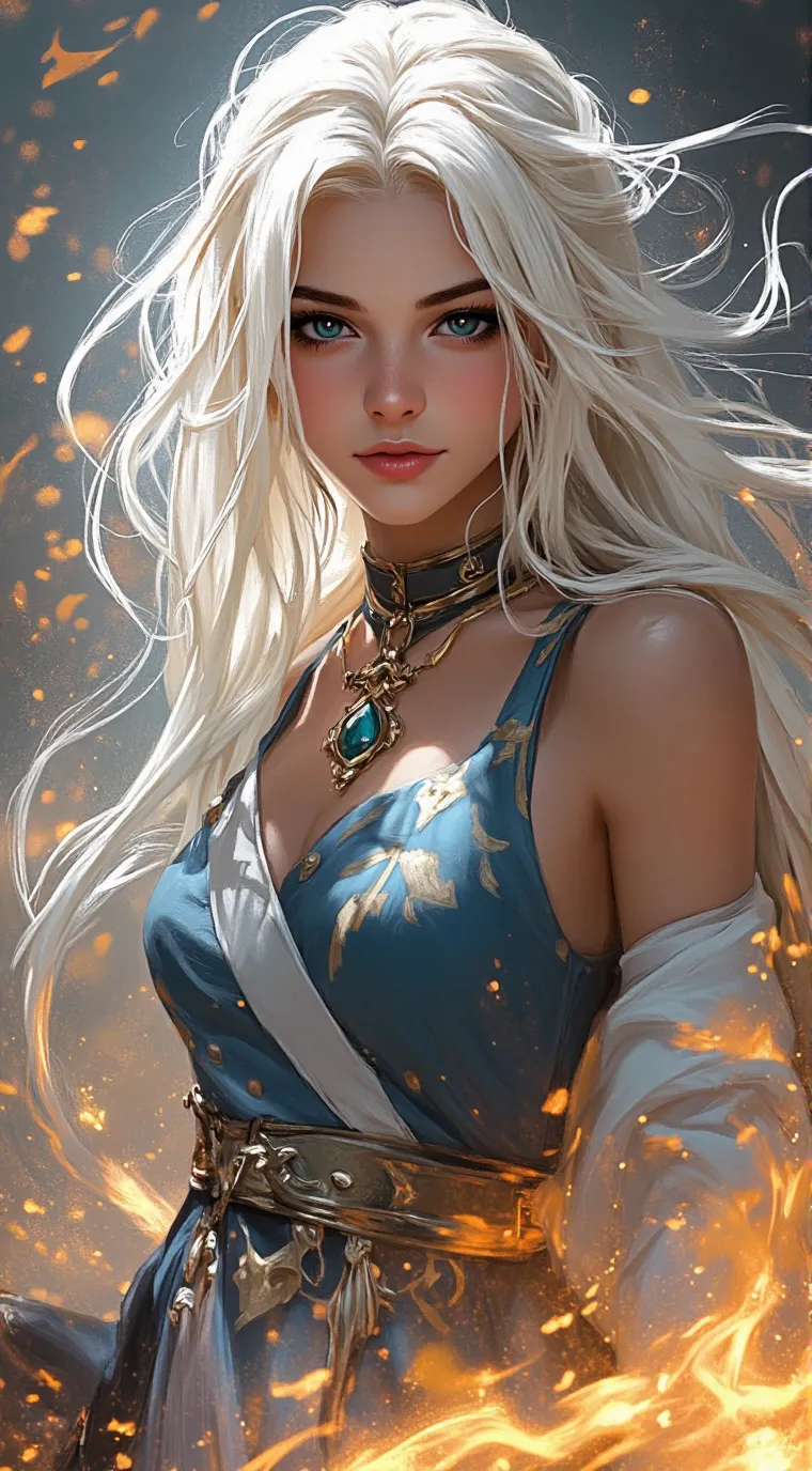 ai character: principal ella background