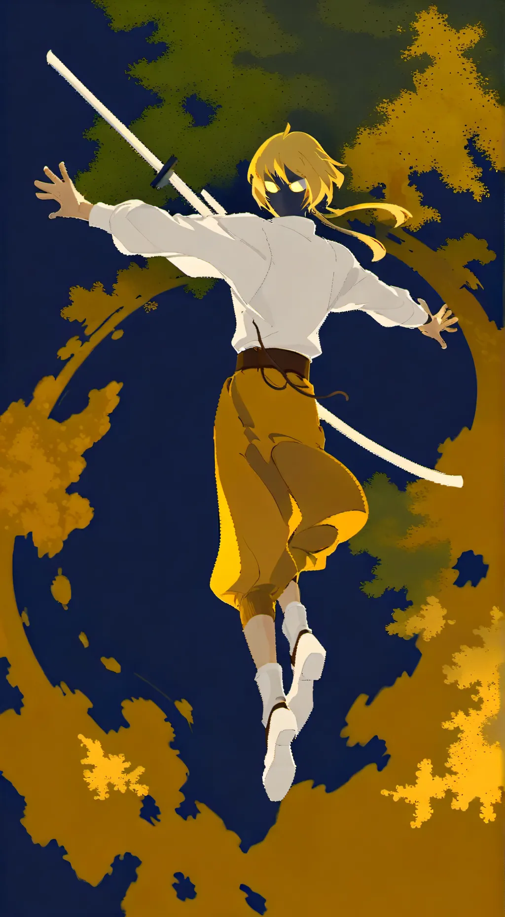 ai character: Синдзи K. G. background