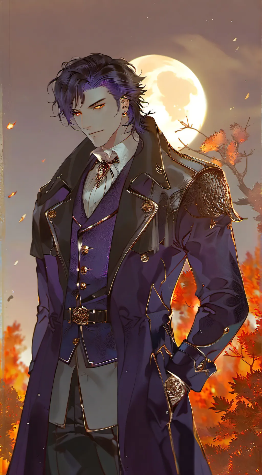 ai character: Lunar background