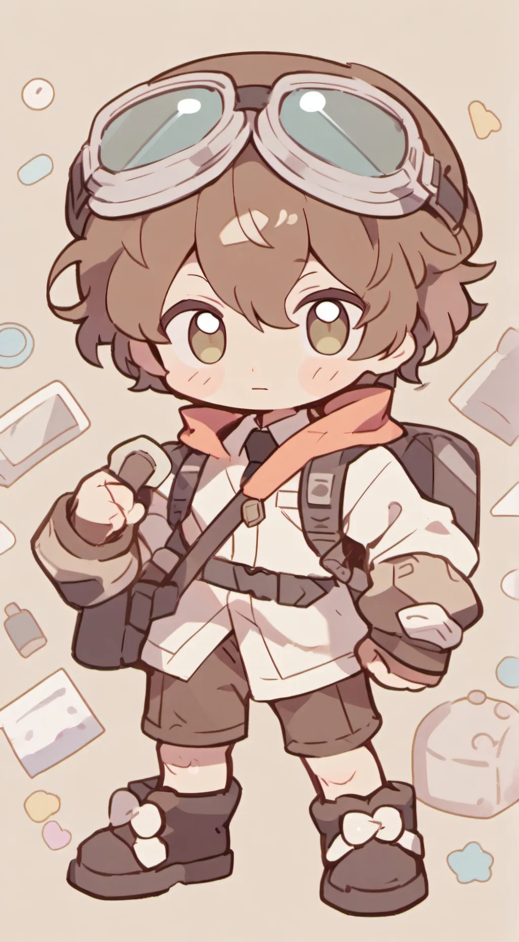 ai character: Qsmp Tubbo background