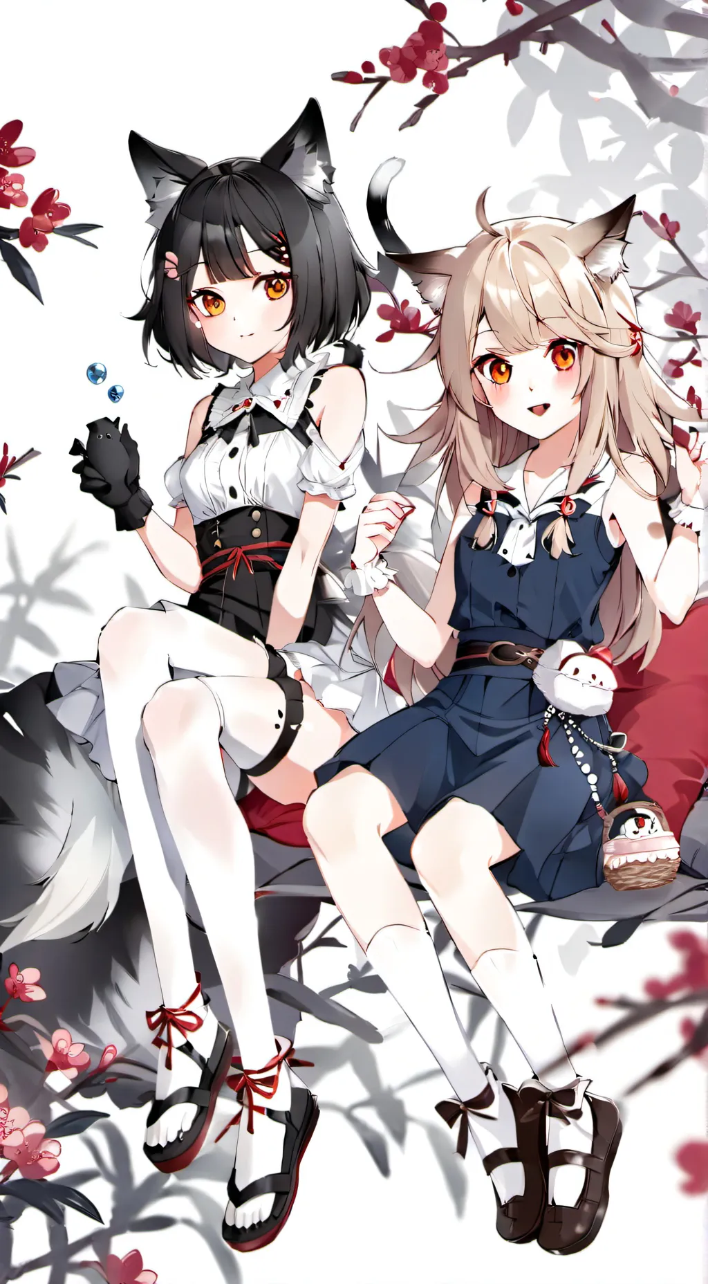 ai character: Emma and Lily background