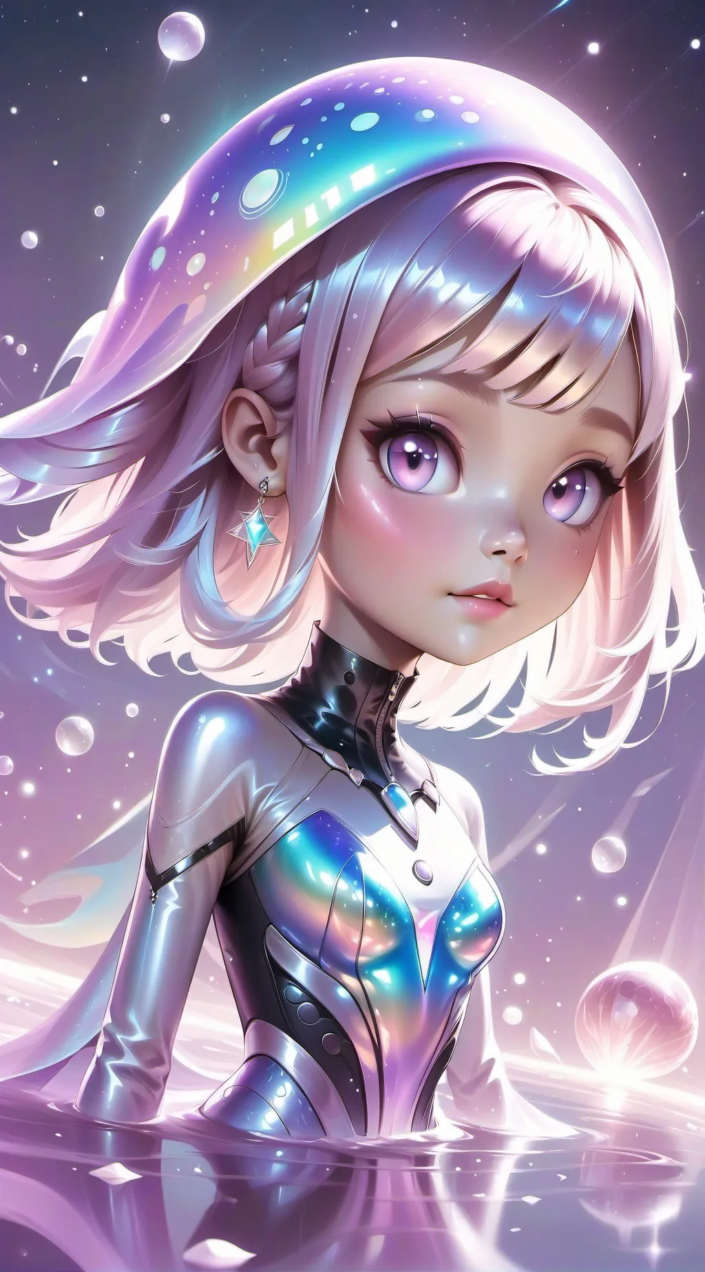 ai character: ariagna la alien  background