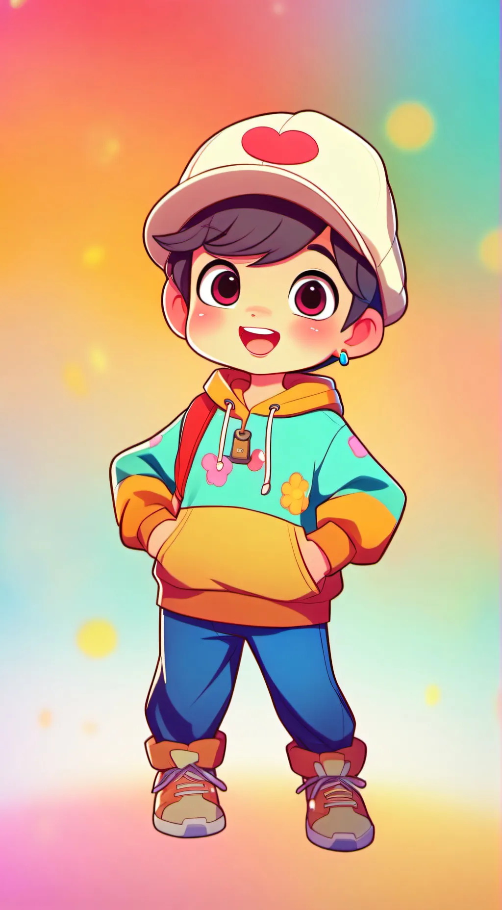 ai character: brat brother background