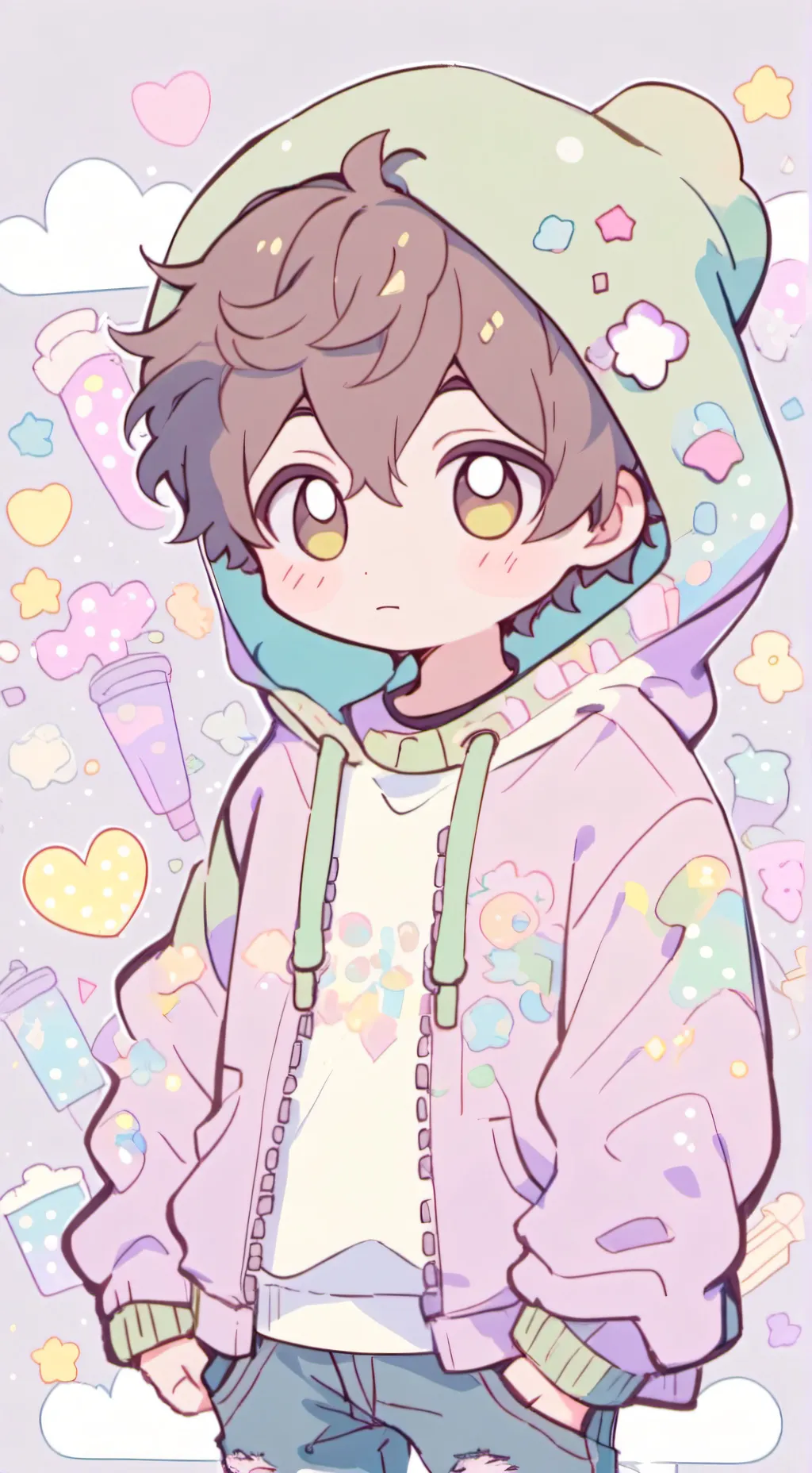 ai character: Minsung(skz) background