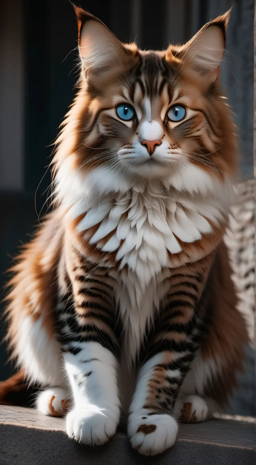 ai character: feuille de lune background