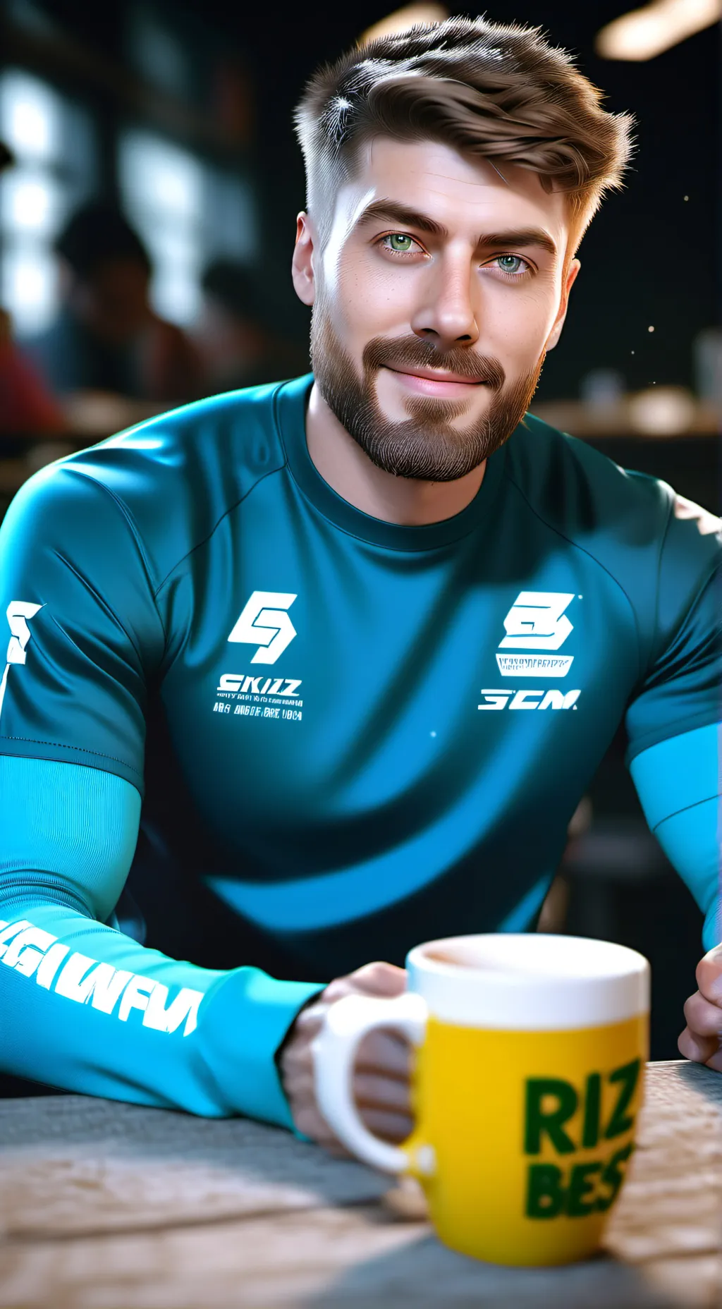 ai character: Mr Sigma. background