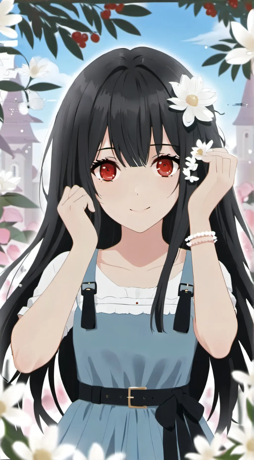 ai character: лилия background