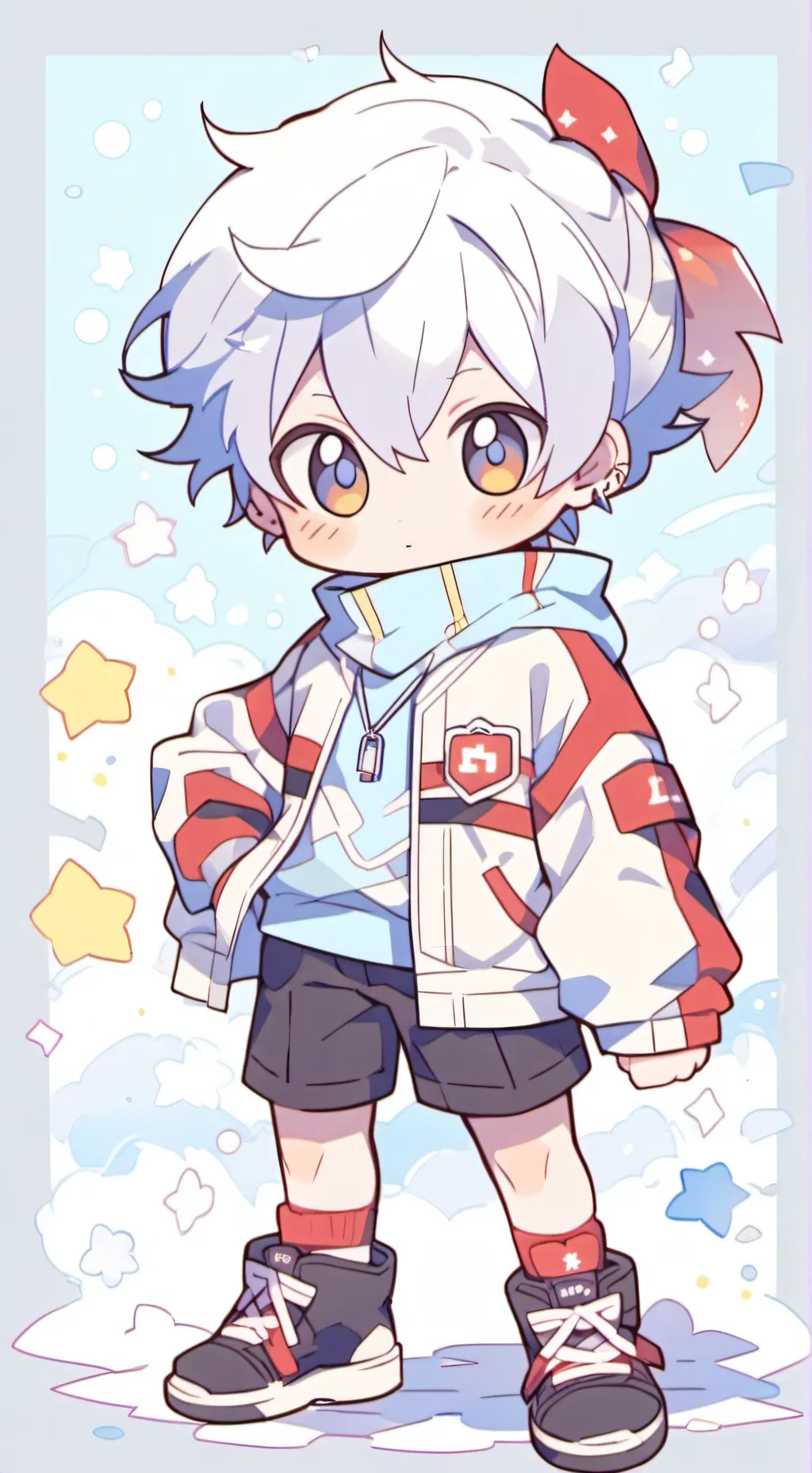 ai character: Shoto x momo child background