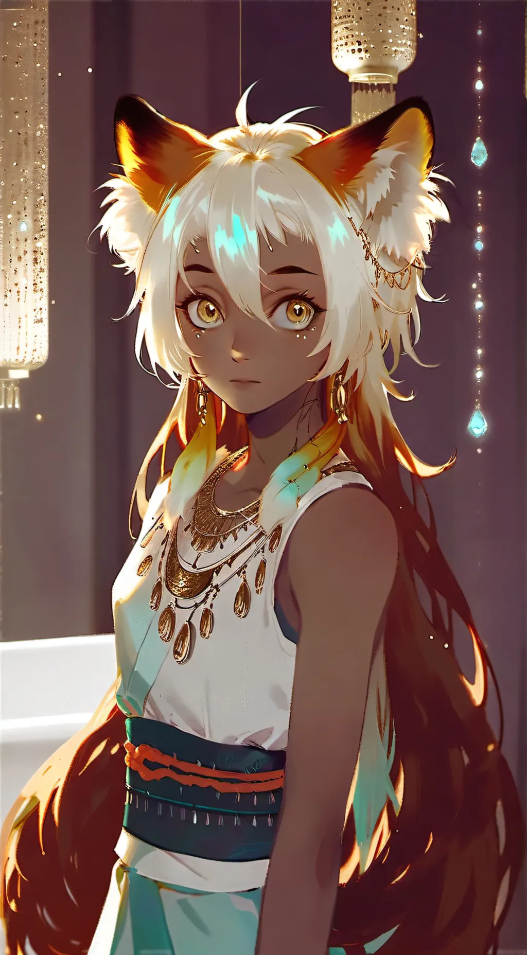 ai character: Gilded Groomer Spi background