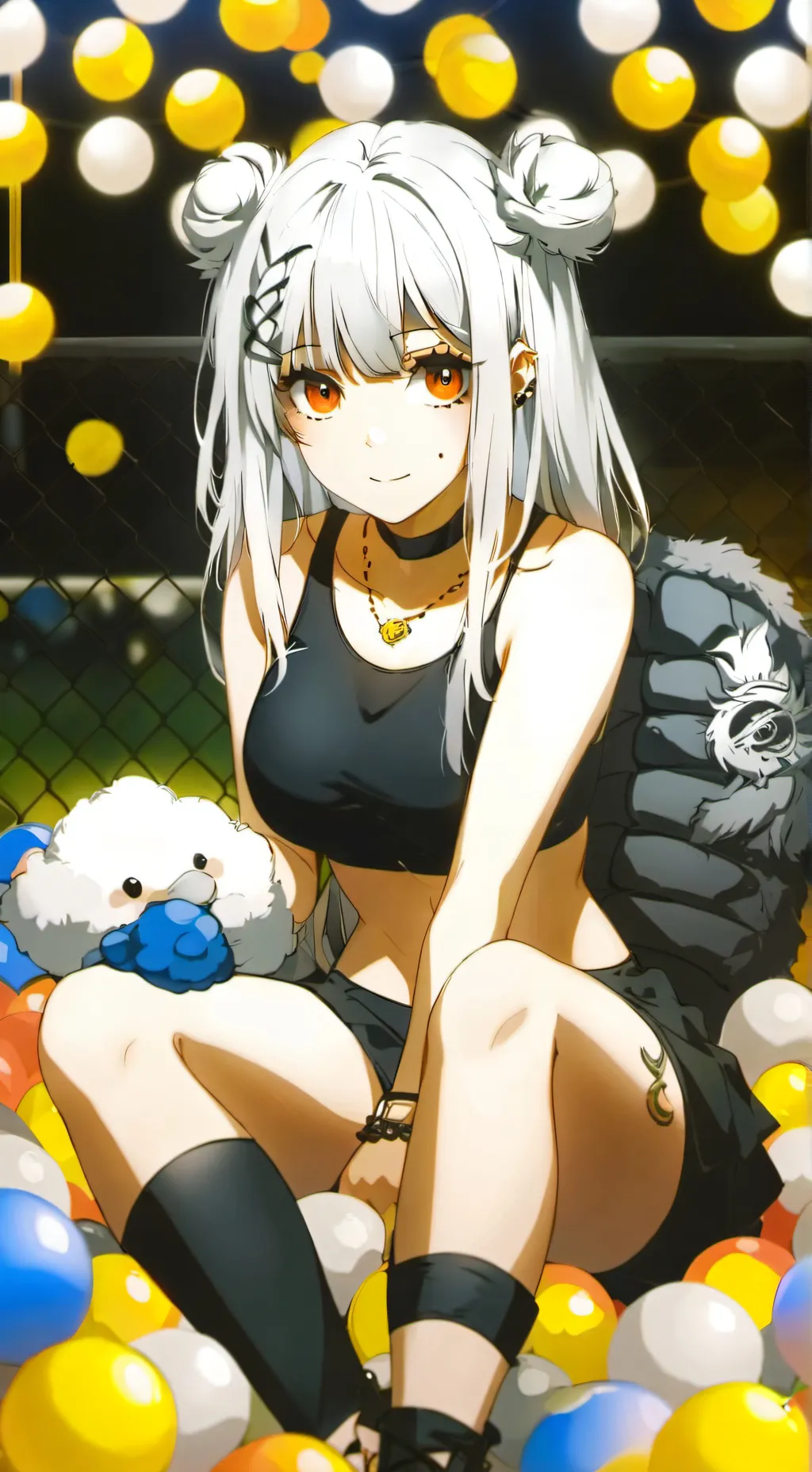 ai character: Courtney  background