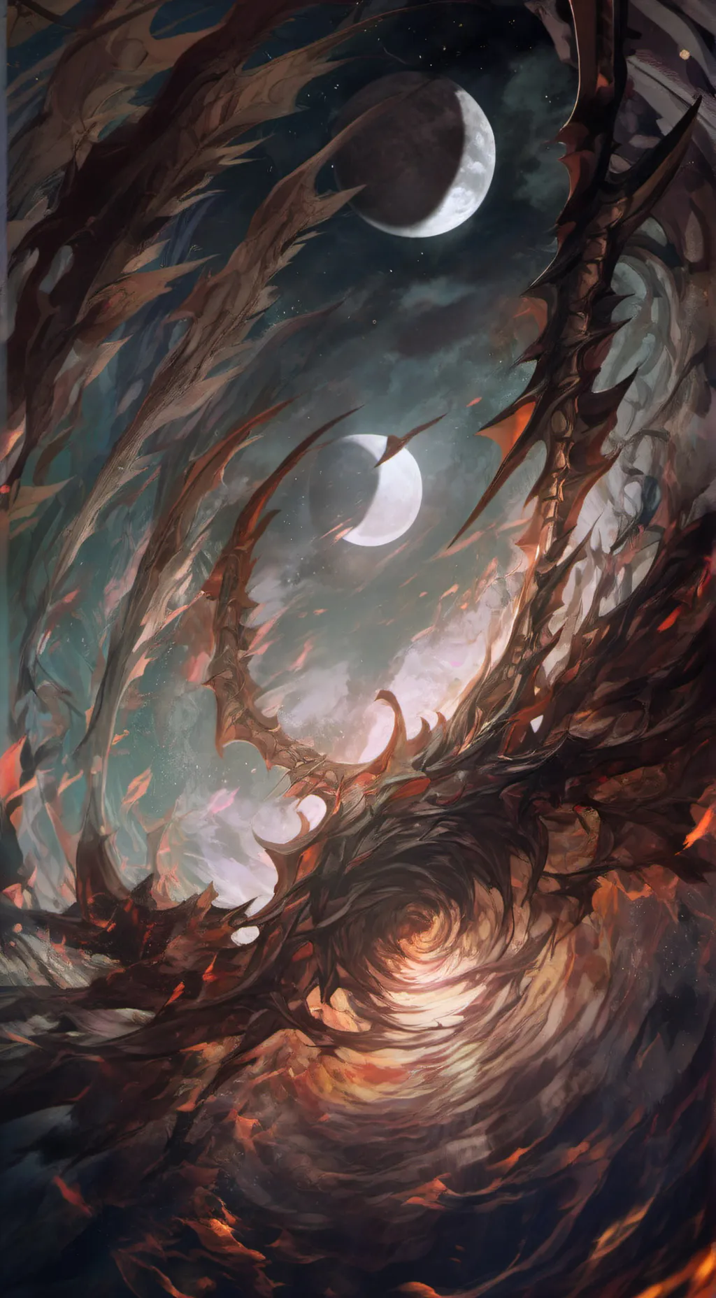 ai character: Upper moons background