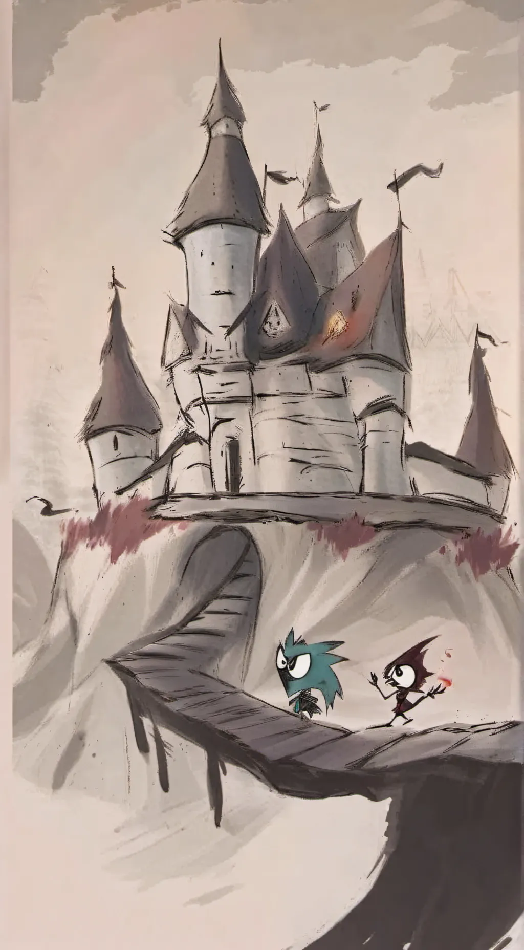 ai character: HH SLEEPOVER  background