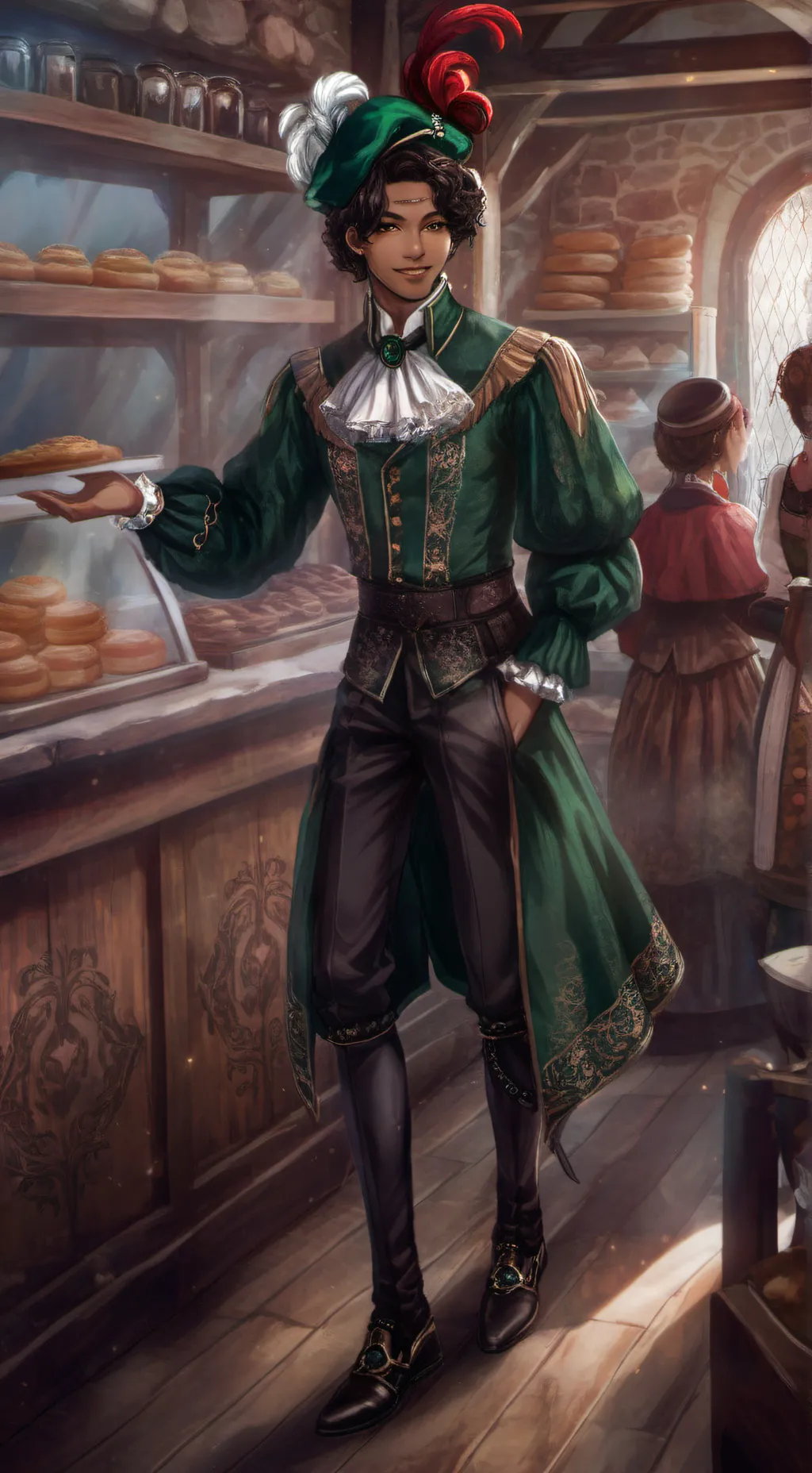 ai character: ~Gideon Lambert~ background